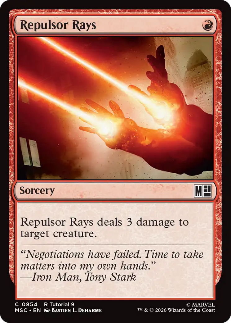Repulsor Rays (0854) [Marvel Super Heroes Commander] | Lots Moore NSW