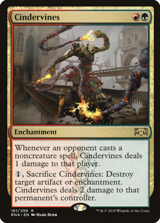Cindervines (Promo Pack) [Ravnica Allegiance Promos] | Lots Moore NSW