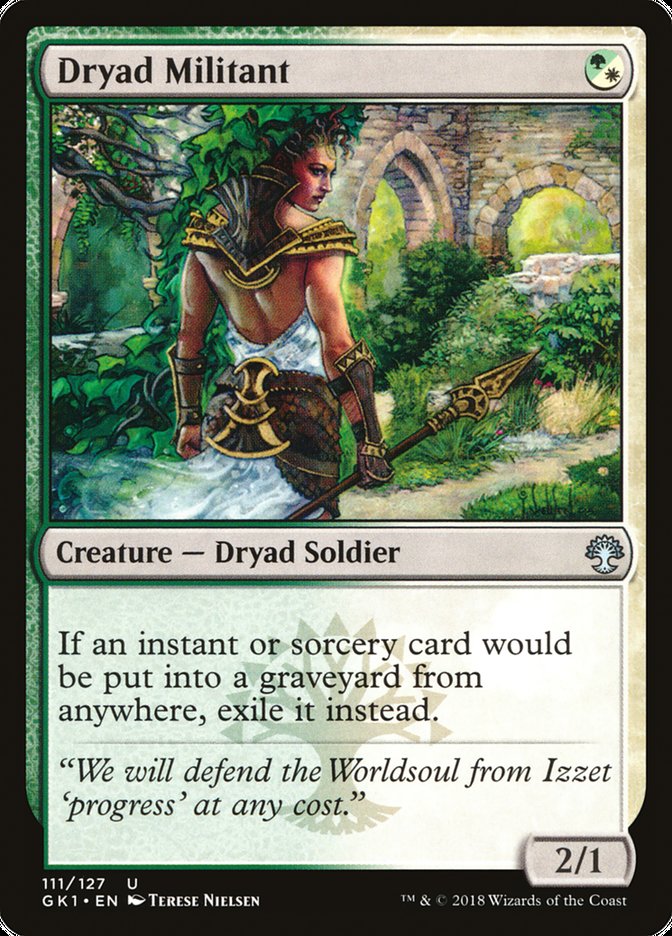 Dryad Militant [Guilds of Ravnica Guild Kit] | Lots Moore NSW
