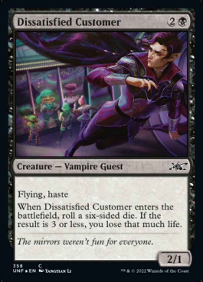 Dissatisfied Customer (Galaxy Foil) [Unfinity] | Lots Moore NSW