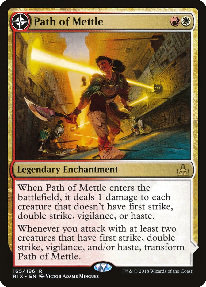Path of Mettle // Metzali, Tower of Triumph [Rivals of Ixalan] | Lots Moore NSW