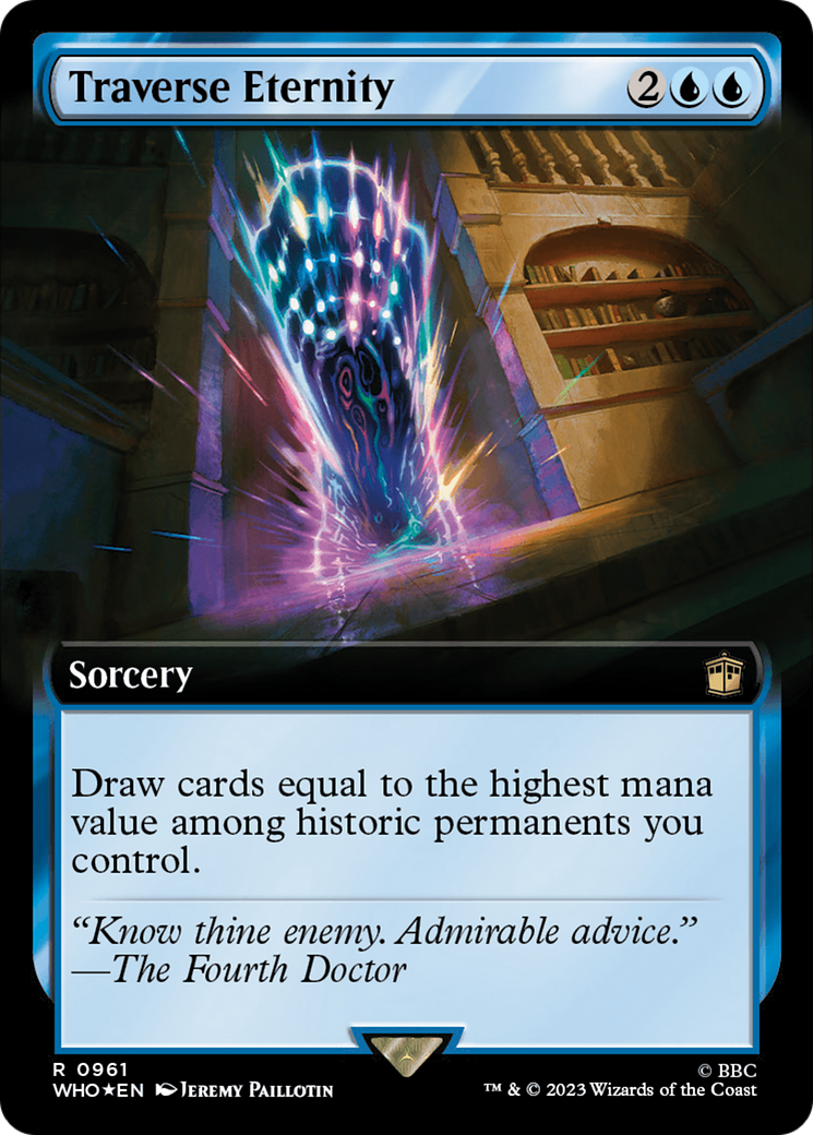 Traverse Eternity (Extended Art) (Surge Foil) [Doctor Who] | Lots Moore NSW