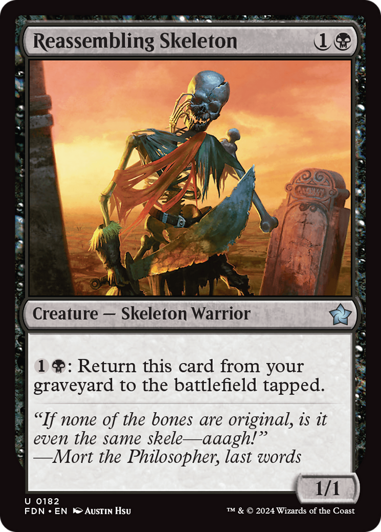 Reassembling Skeleton [Foundations] | Lots Moore NSW