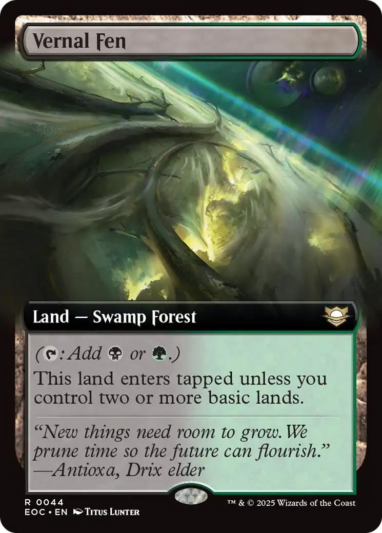 Vernal Fen (Extended Art) [Edge of Eternities Commander] | Lots Moore NSW