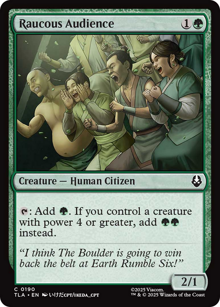 Raucous Audience [Avatar: The Last Airbender] | Lots Moore NSW