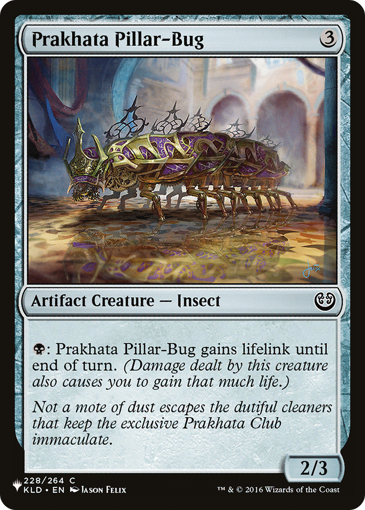 Prakhata Pillar-Bug [The List Reprints] | Lots Moore NSW