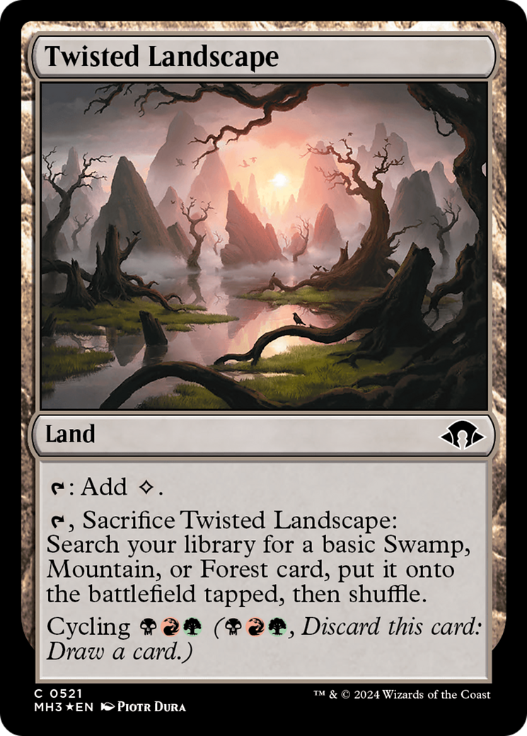 Twisted Landscape (Ripple Foil) [Modern Horizons 3] | Lots Moore NSW