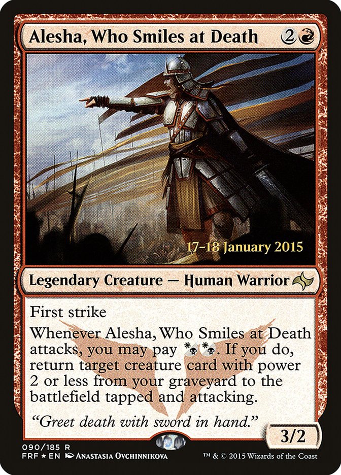 Alesha, Who Smiles at Death [Fate Reforged Prerelease Promos] | Lots Moore NSW