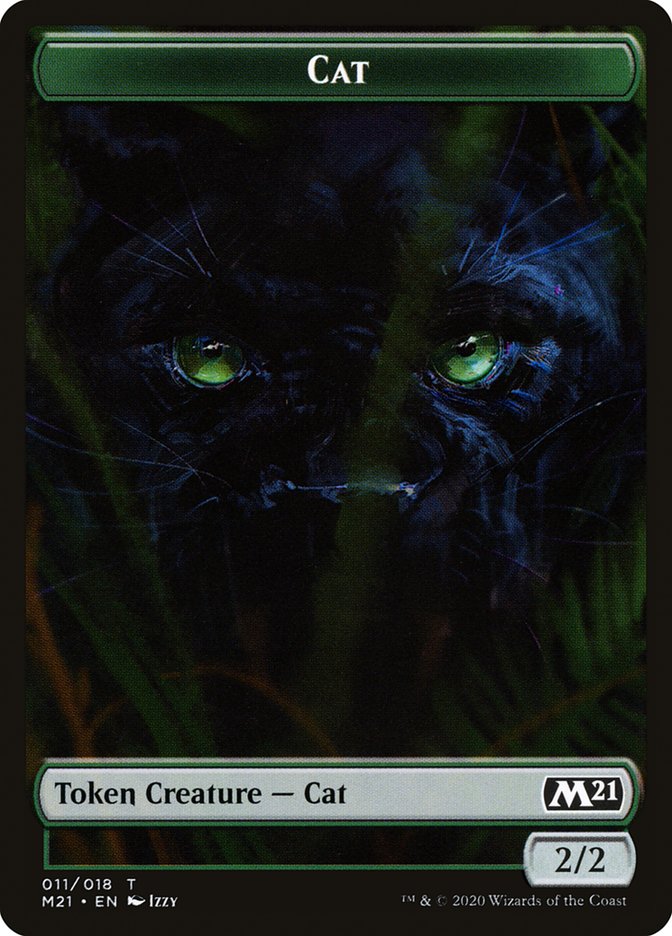 Angel // Cat (011) Double-Sided Token [Core Set 2021 Tokens] | Lots Moore NSW