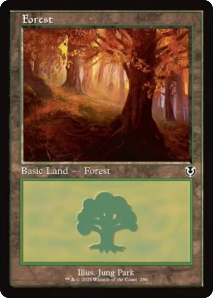 Forest (296) (Retro Frame) [Innistrad Remastered] | Lots Moore NSW