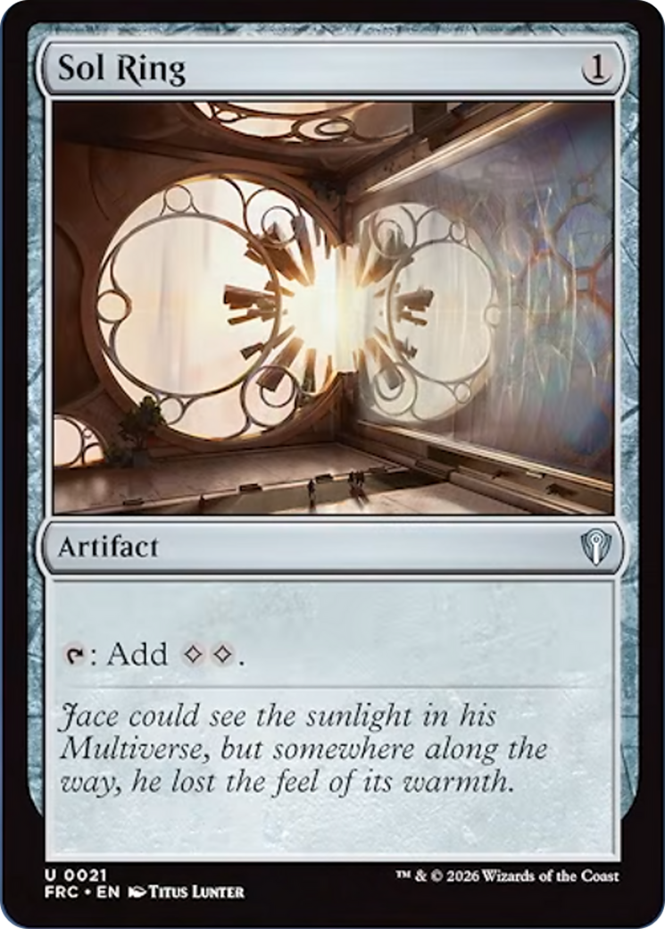 Sol Ring [Reality Fracture Commander] | Lots Moore NSW
