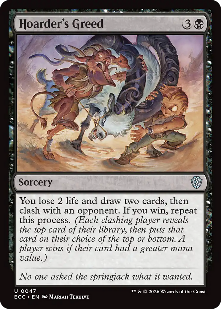 Hoarder's Greed [Lorwyn Eclipsed Commander] | Lots Moore NSW