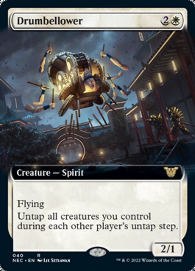 Drumbellower (Extended Art) [Kamigawa: Neon Dynasty Commander] | Lots Moore NSW