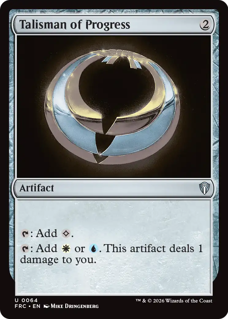 Talisman of Progress [Reality Fracture Commander] | Lots Moore NSW
