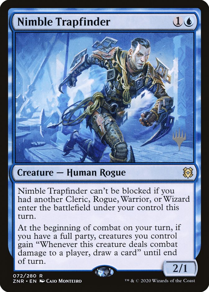 Nimble Trapfinder (Promo Pack) [Zendikar Rising Promos] | Lots Moore NSW