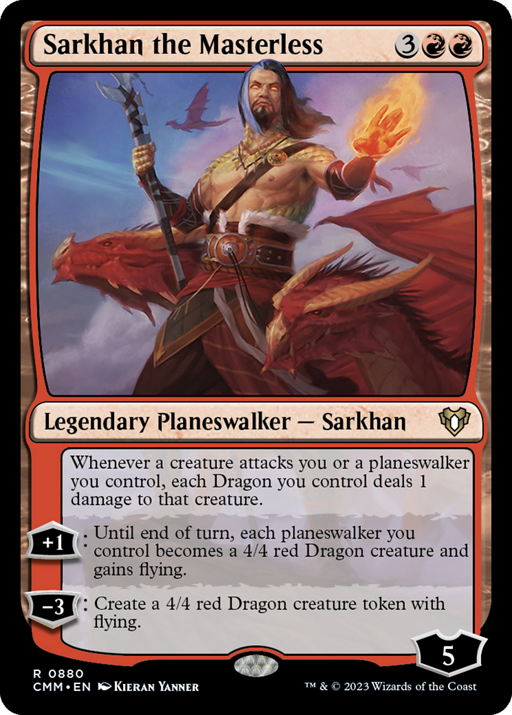 Sarkhan the Masterless [Commander Masters] | Lots Moore NSW