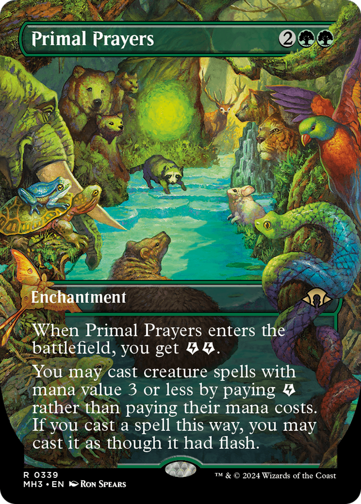 Primal Prayers (Borderless) [Modern Horizons 3] | Lots Moore NSW