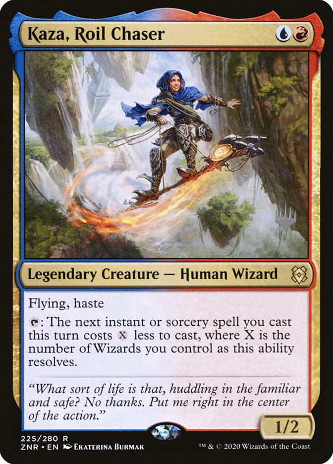 Kaza, Roil Chaser (Promo Pack) [Zendikar Rising Promos] | Lots Moore NSW