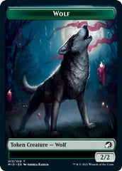 Centaur // Wolf Double-Sided Token [Innistrad: Midnight Hunt Commander Tokens] | Lots Moore NSW