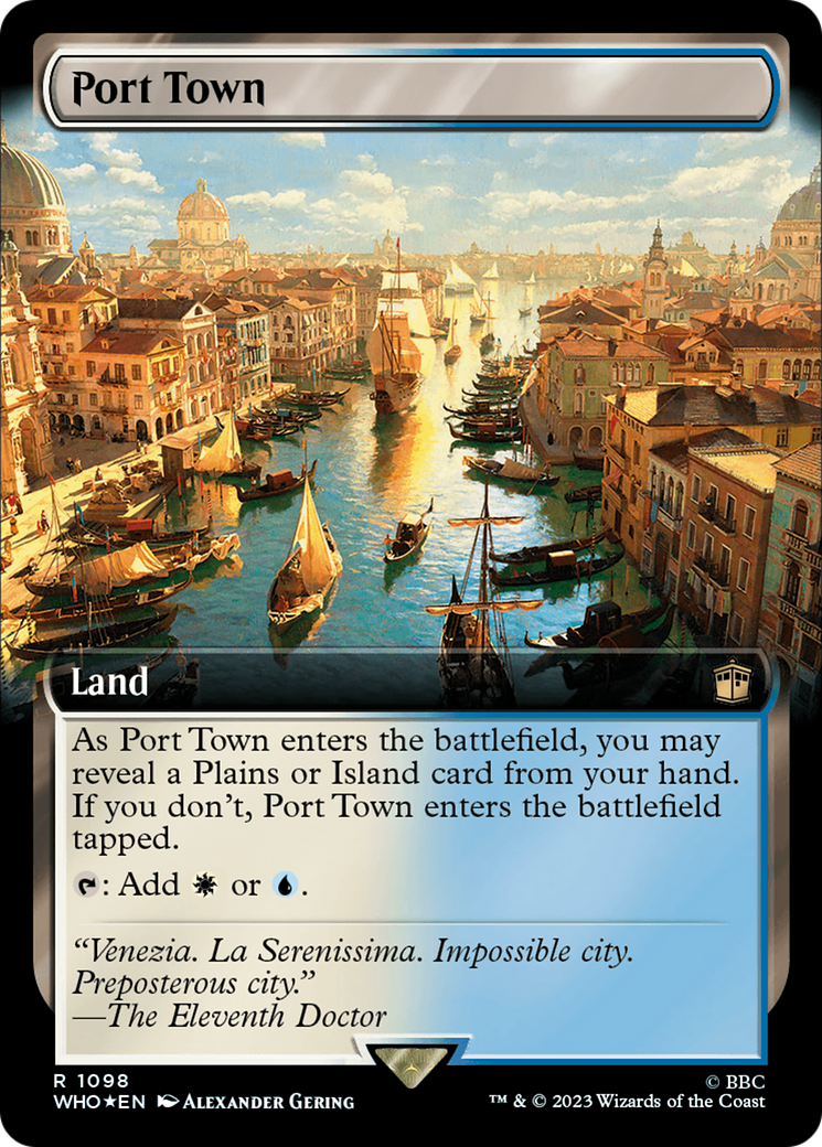 Port Town (Extended Art) (Surge Foil) [Doctor Who] | Lots Moore NSW