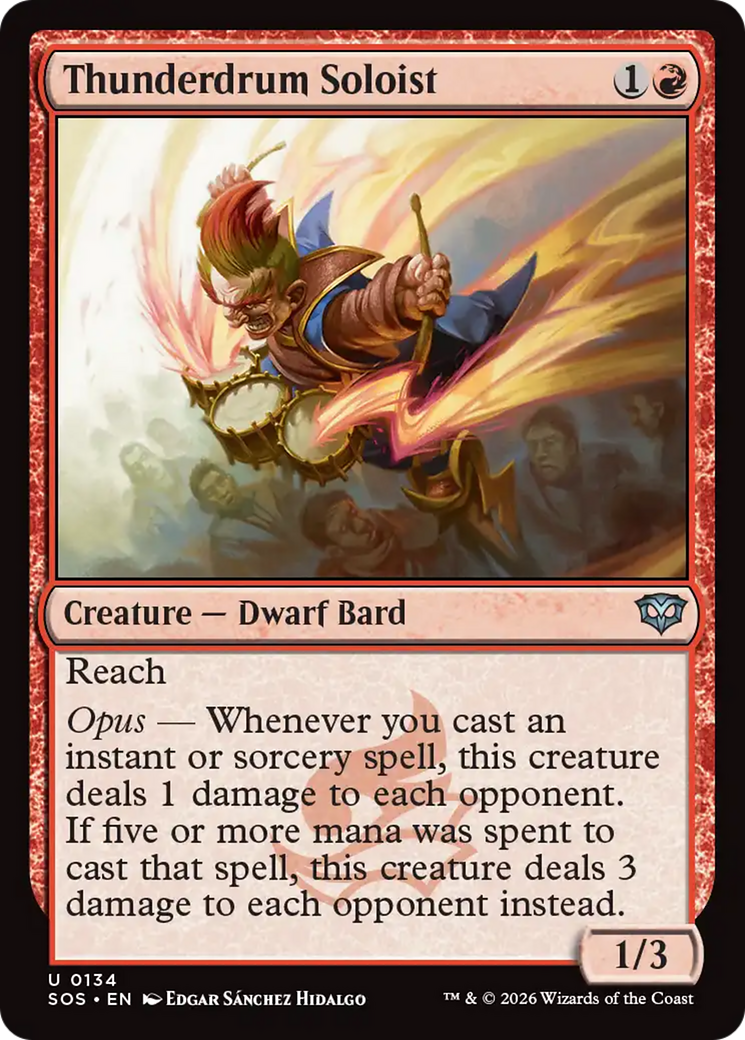 Thunderdrum Soloist [Secrets of Strixhaven] | Lots Moore NSW