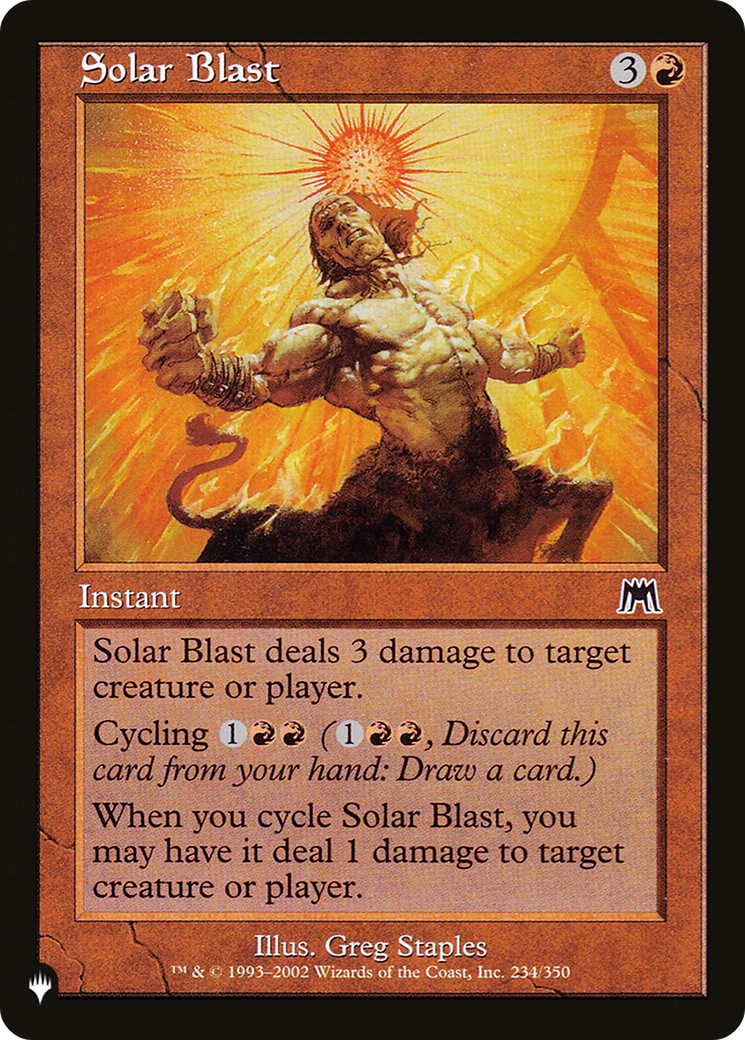 Solar Blast [The List] | Lots Moore NSW