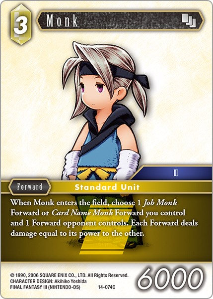 Monk [Opus XIV: Crystal Abyss] | Lots Moore NSW