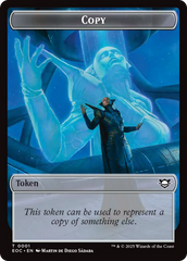Copy // Clue Double-Sided Token [Edge of Eternities Commander Tokens] | Lots Moore NSW