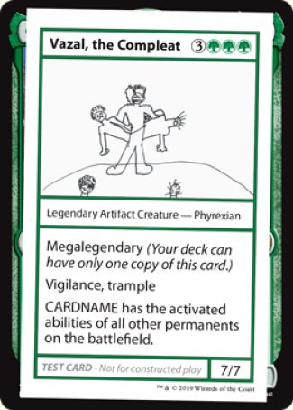 Vazal, the Compleat (2021 Edition) [Mystery Booster Playtest Cards] | Lots Moore NSW