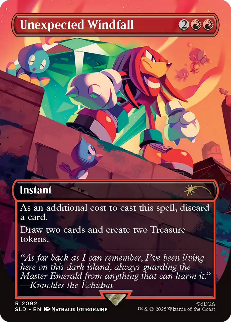 Unexpected Windfall (2092) (Rainbow Foil) [Secret Lair Drop Series] | Lots Moore NSW