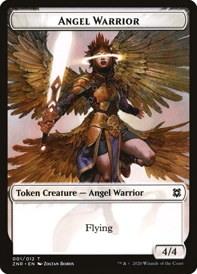 Angel Warrior Token [Zendikar Rising Tokens] | Lots Moore NSW