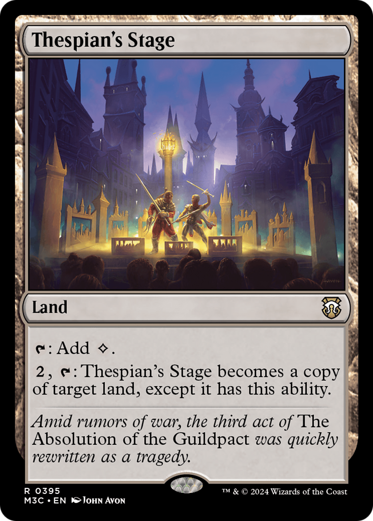 Thespian's Stage (Ripple Foil) [Modern Horizons 3 Commander] | Lots Moore NSW