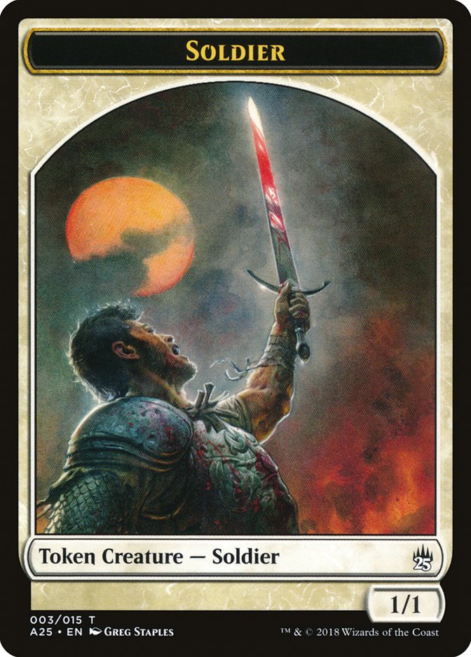 Soldier Token [Masters 25 Tokens] | Lots Moore NSW
