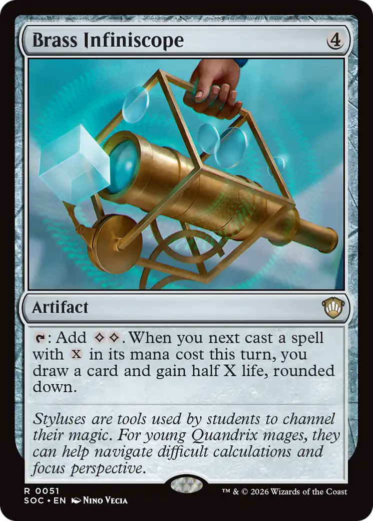 Brass Infiniscope [Secrets of Strixhaven Commander] | Lots Moore NSW