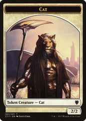 Rat // Cat Double-Sided Token [Commander 2017 Tokens] | Lots Moore NSW