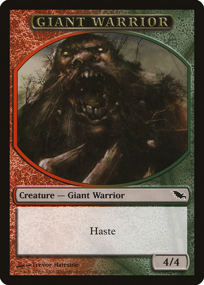 Giant Warrior Token [Shadowmoor Tokens] | Lots Moore NSW