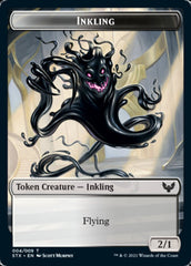 Inkling // Spirit Double-Sided Token [Strixhaven: School of Mages Tokens] | Lots Moore NSW