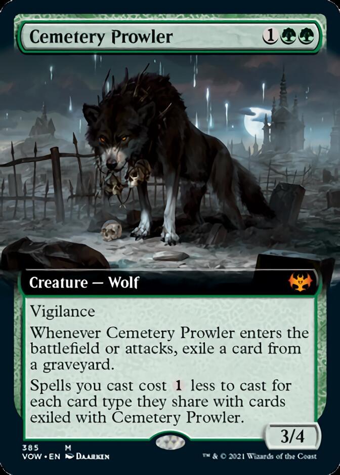 Cemetery Prowler (Extended Art) [Innistrad: Crimson Vow] | Lots Moore NSW