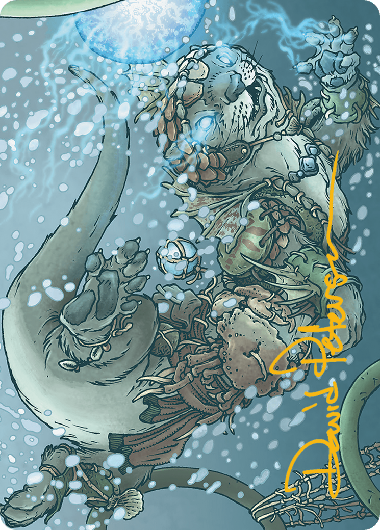 Kitsa, Otterball Elite Art Card (Gold-Stamped Signature) [Bloomburrow Art Series] | Lots Moore NSW