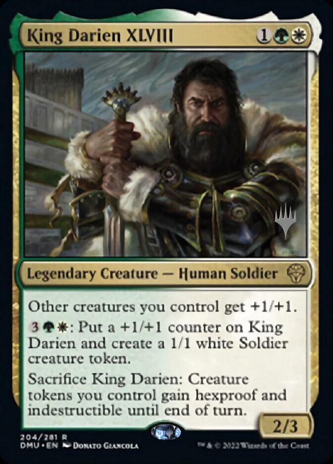 King Darien XLVIII (Promo Pack) [Dominaria United Promos] | Lots Moore NSW