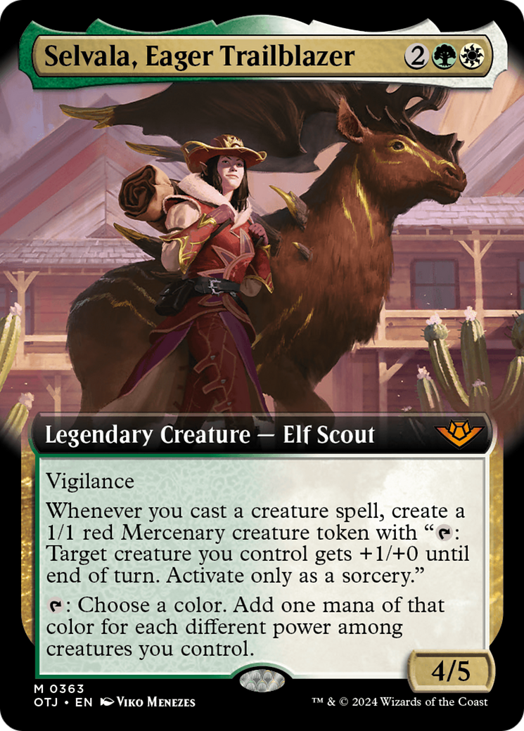 Selvala, Eager Trailblazer (Extended Art) [Outlaws of Thunder Junction] | Lots Moore NSW