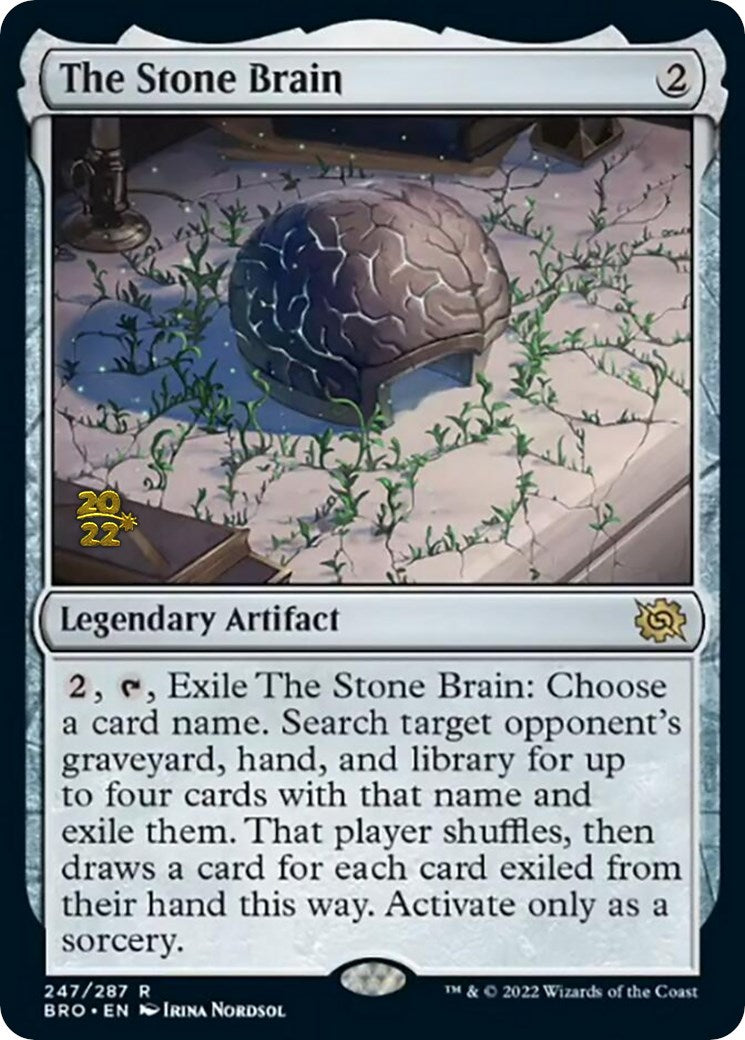 The Stone Brain [The Brothers' War Prerelease Promos] | Lots Moore NSW
