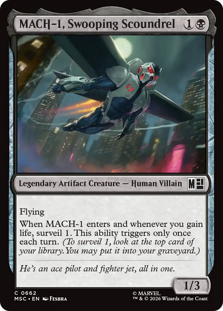 MACH-1, Swooping Scoundrel [Marvel Super Heroes Commander] | Lots Moore NSW