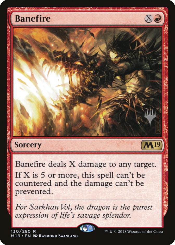 Banefire (Promo Pack) [Core Set 2019 Promos] | Lots Moore NSW