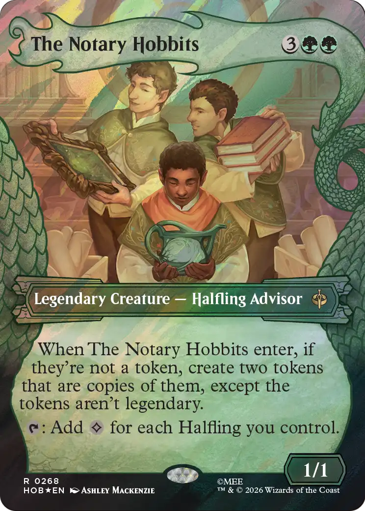 The Notary Hobbits (Showcase) (Surge Foil) [The Hobbit] | Lots Moore NSW