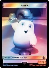 Alien // Mark of the Rani Double-Sided Token (Surge Foil) [Doctor Who Tokens] | Lots Moore NSW