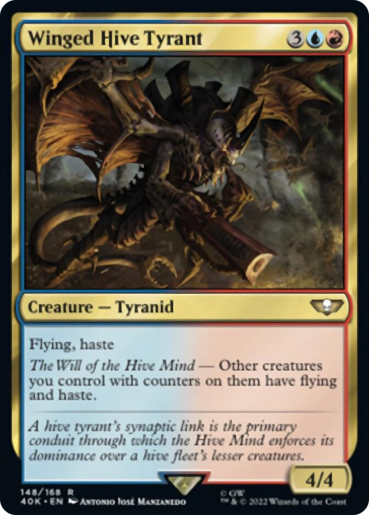 Winged Hive Tyrant (Surge Foil) [Warhammer 40,000] | Lots Moore NSW
