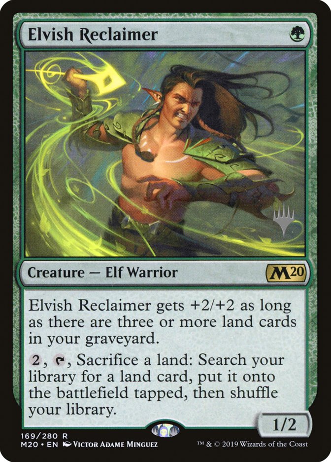Elvish Reclaimer (Promo Pack) [Core Set 2020 Promos] | Lots Moore NSW