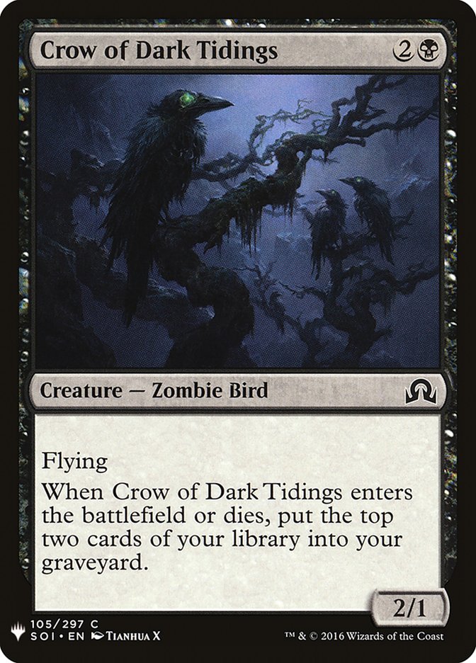 Crow of Dark Tidings [Mystery Booster] | Lots Moore NSW