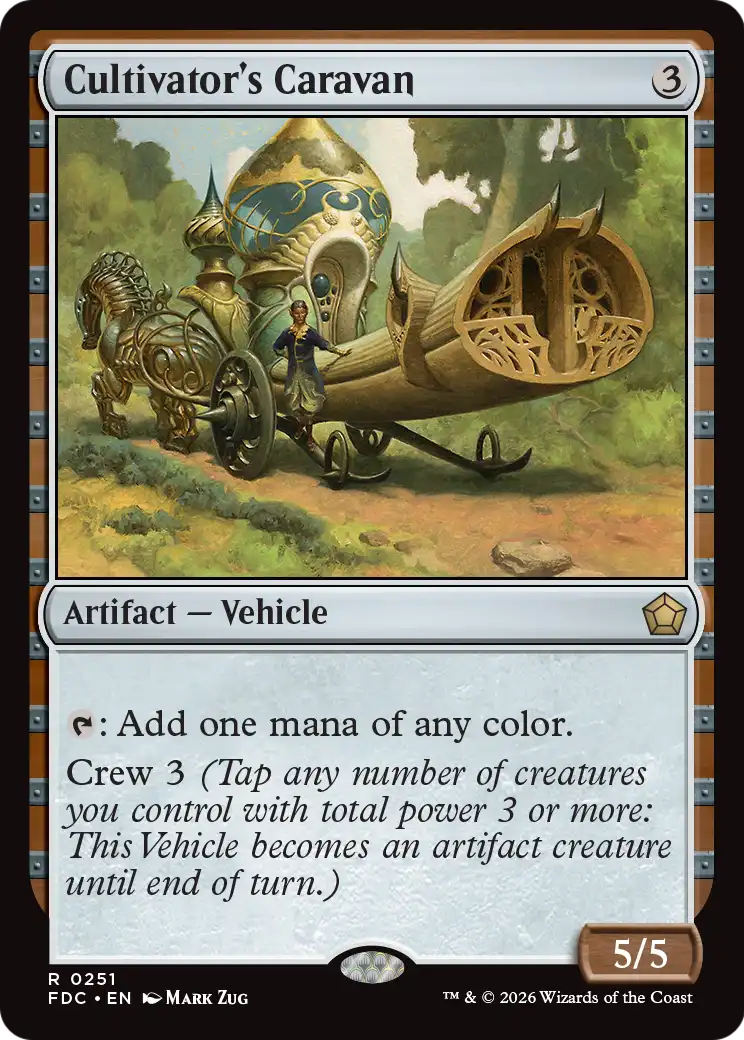 Cultivator's Caravan [Foundations Commander] | Lots Moore NSW